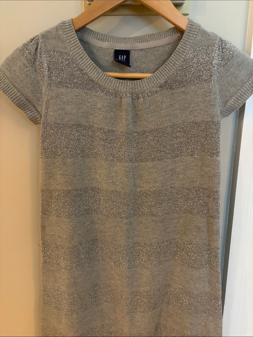 GAP Silver and Gray Mini Dress